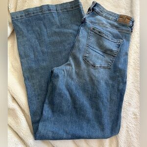 AE wide leg jeans